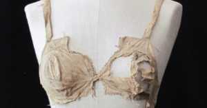 linen bra dating back to the 15th century