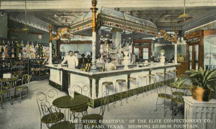 first soda fountain