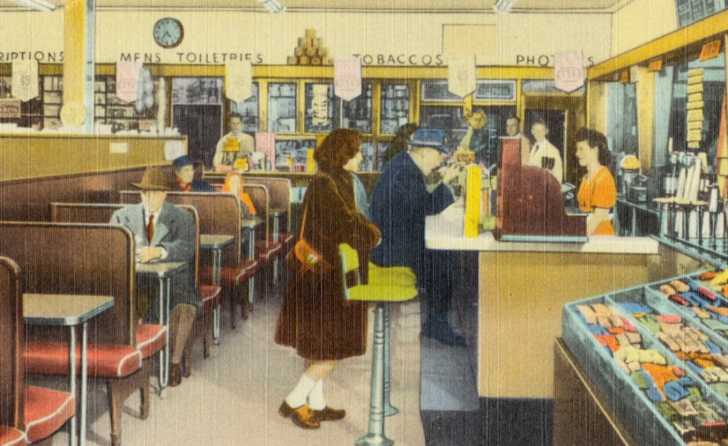 first soda fountain