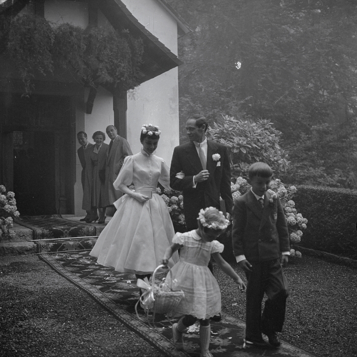 Audrey Hepburn Mel Ferrer Wedding