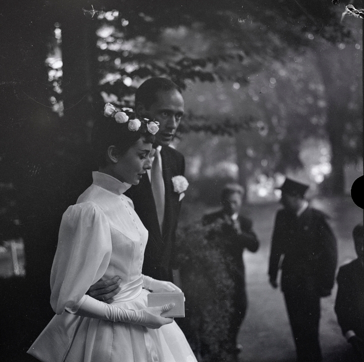 Audrey Hepburn Mel Ferrer Wedding 