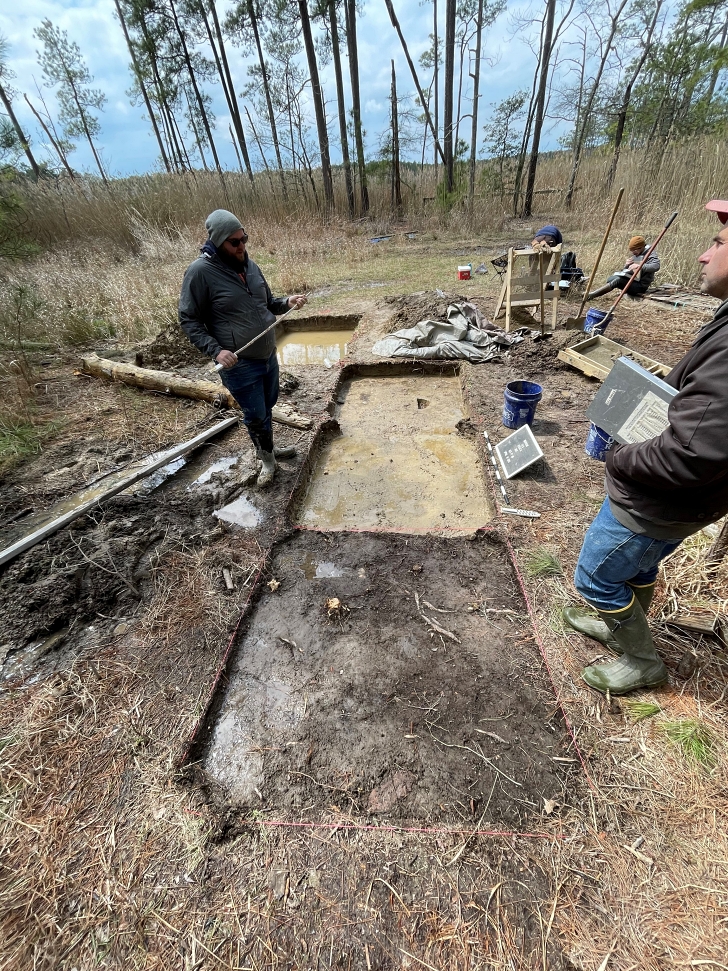 archaeology at the Ben Ross homesite