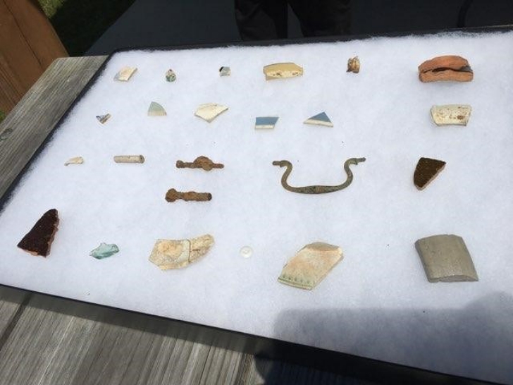 artifacts found at Ben Ross homesite