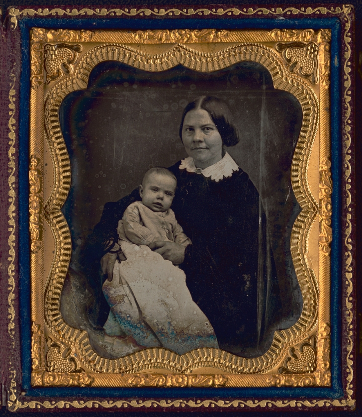 woman with child 1850s