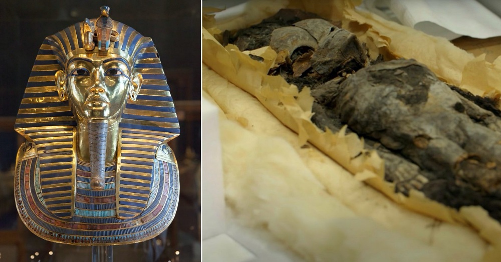 Mummies gold mask