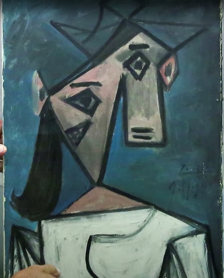 Picasso head of a woman