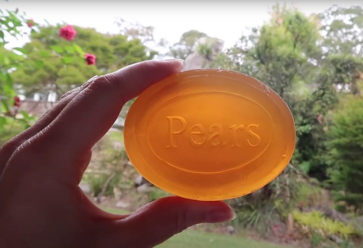 Pear's soap in daylight
