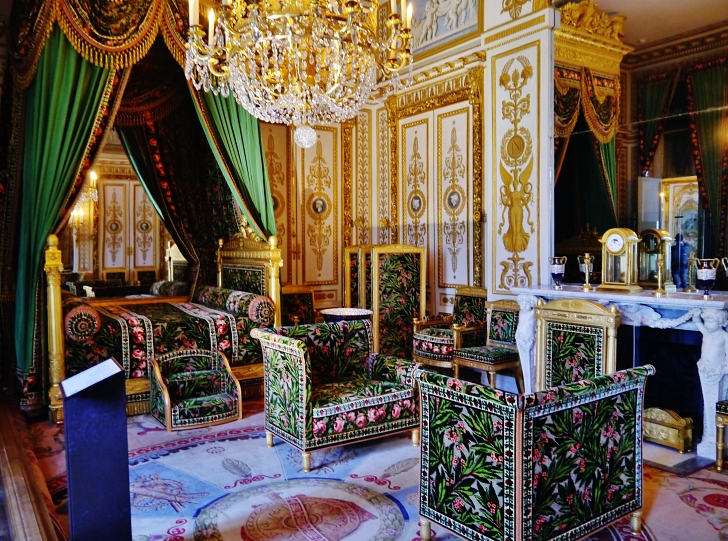 Napoleon's chambers at the Palace of Fontainebleau 