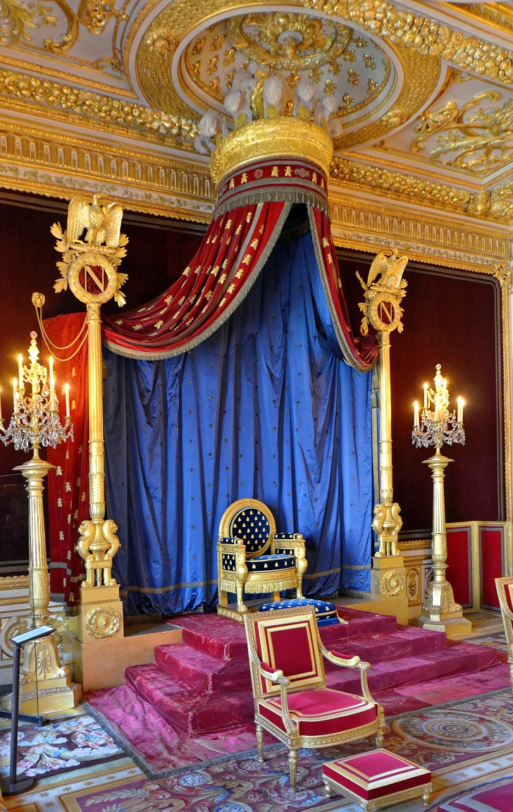 Fontainebleau Palace Interiors. the Throne Room Editorial Photo - Image of  baroque, decoration: 85670756