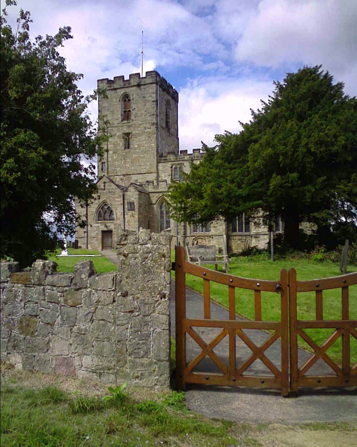 Breedon on the Hill Church and gate