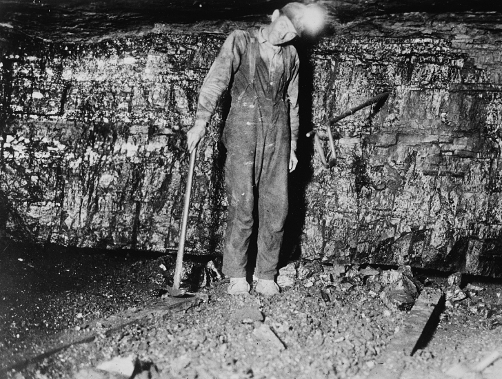 early 1900s coal miner