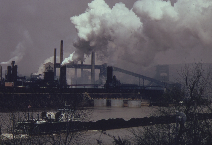 Coke plant in PA in the early 1970s