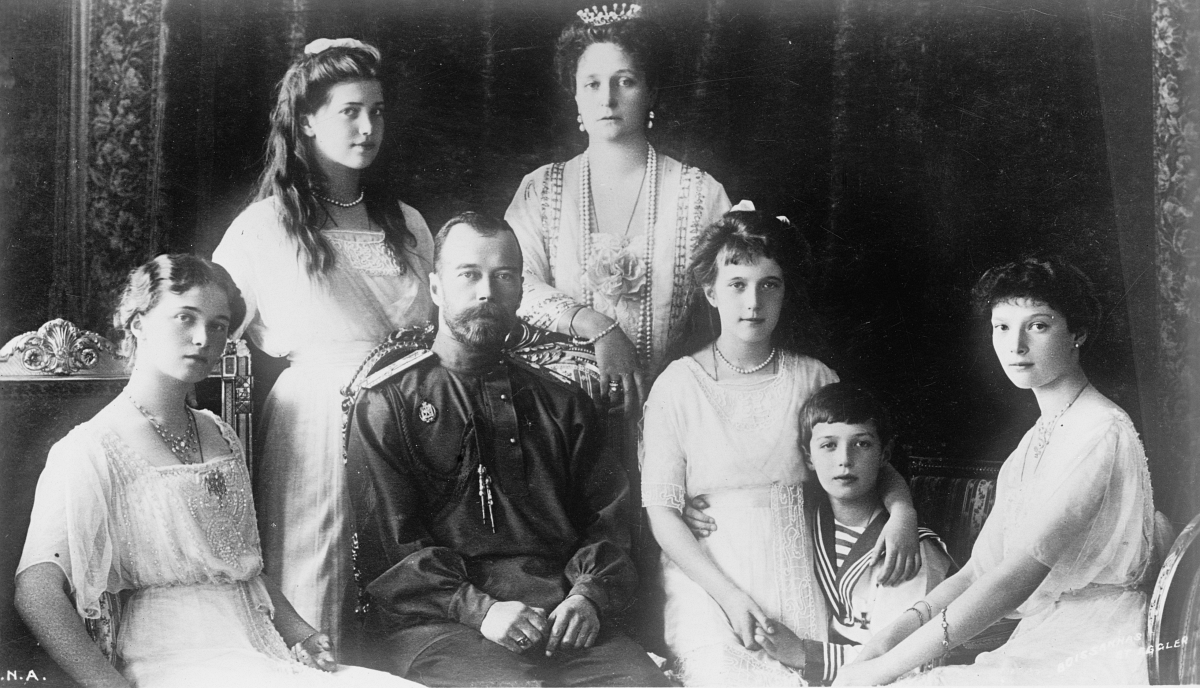 the Romanov royal family in 1914