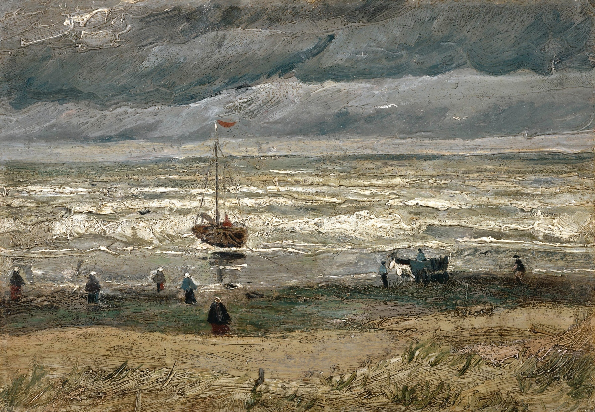 View of the Sea at Neunun painting