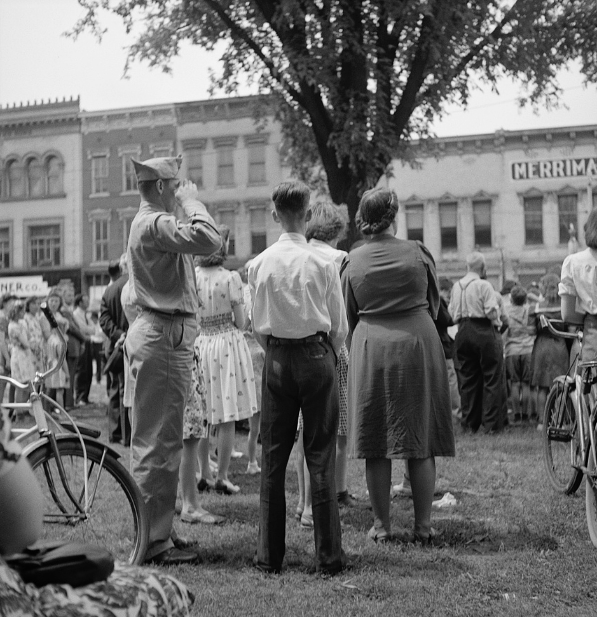 Gallipolis, Ohio. Soldier at Decoration Day ceremonies