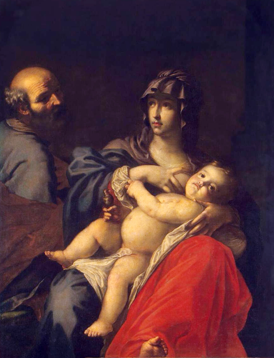 Holy Family painting by Dandini