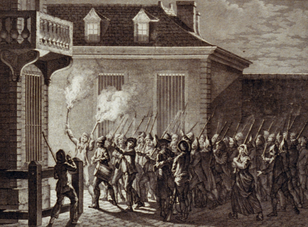 storming of the bastille engraving