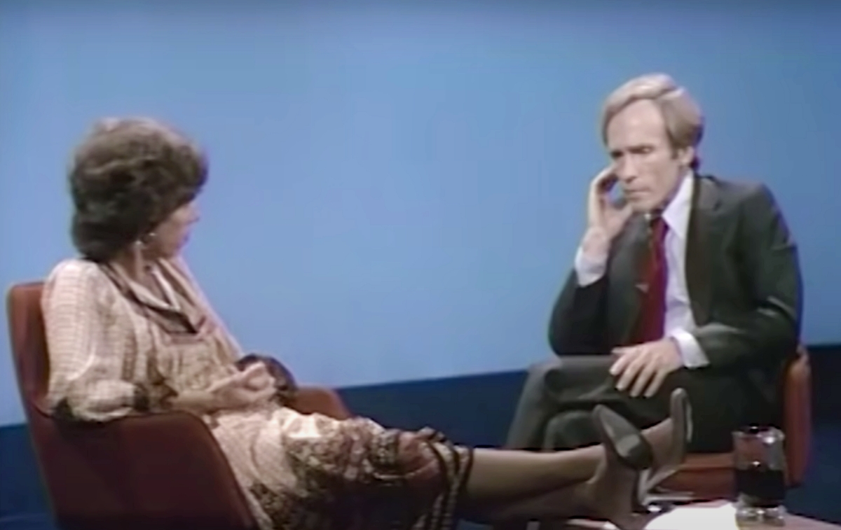 Carol Burnett ont he Dick Cavett Show