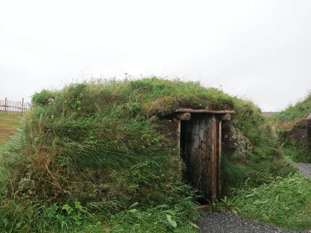 sod hut at L'Anse aux Meadows
