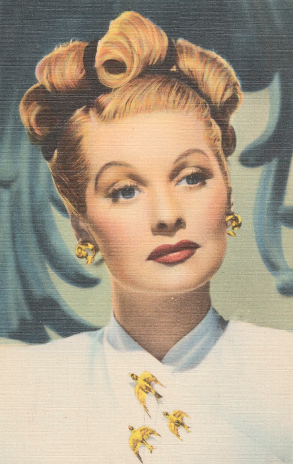 MGM postcard of Lucille Ball early 1940s