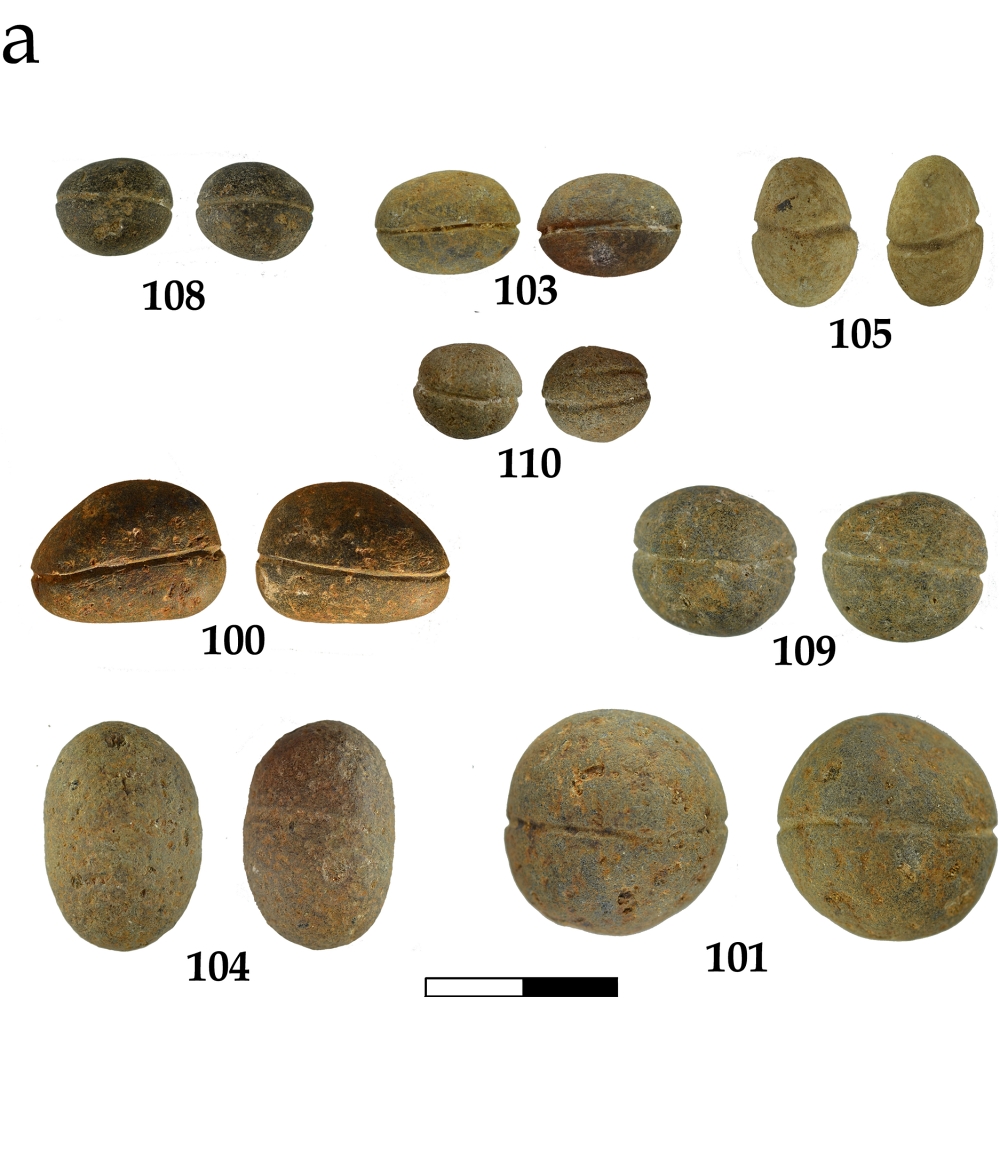 pebble weights used for fishing in Levant 15,000 years ago