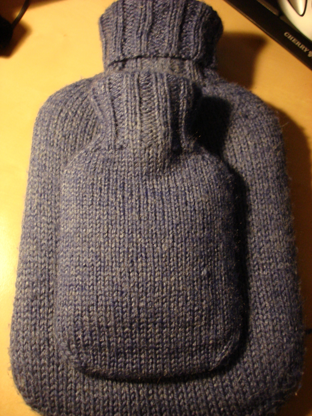 hot water bottles with knitted covers