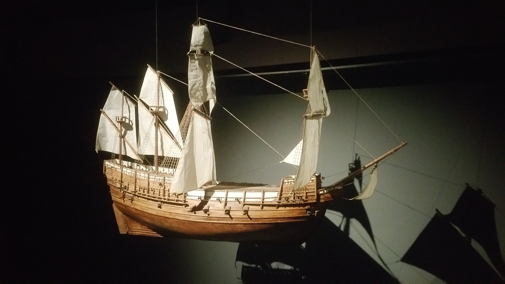 model of the Mary Rose ship