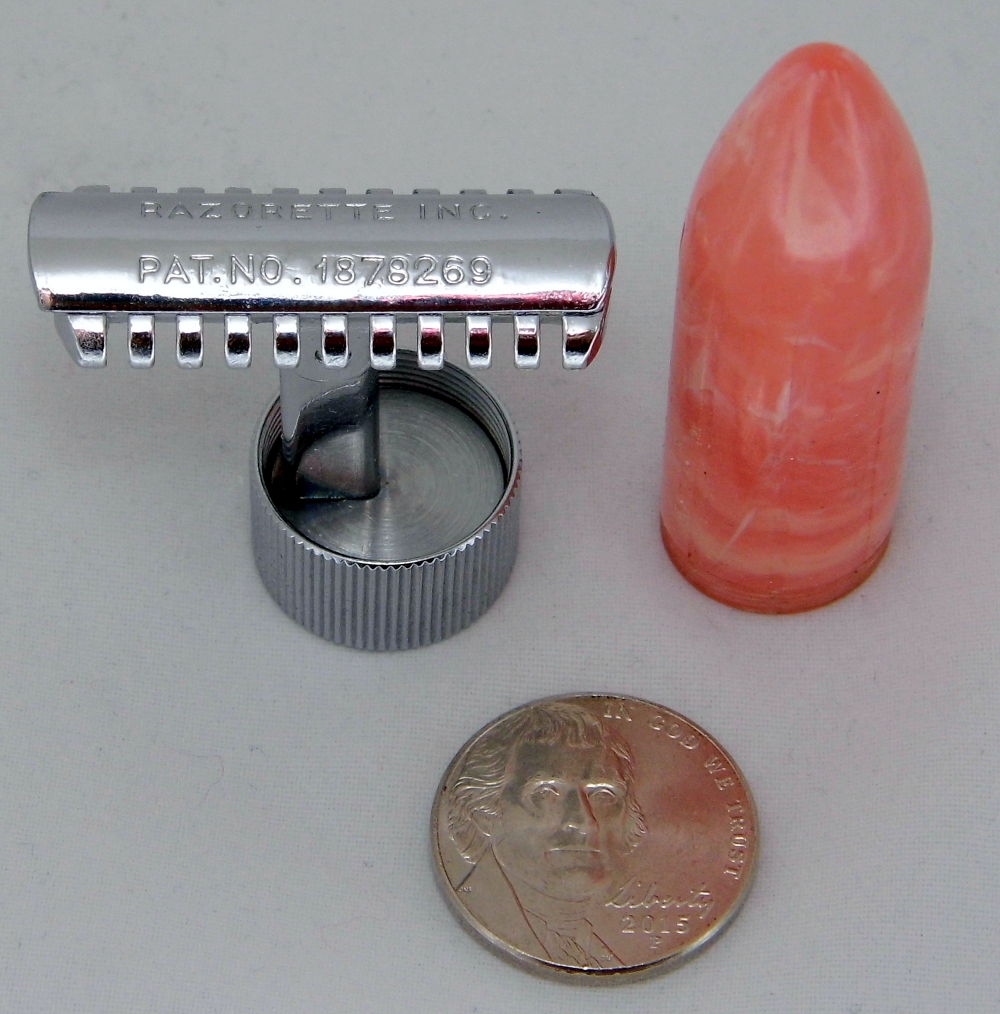 miniature ladies razor disguised as a lipstick