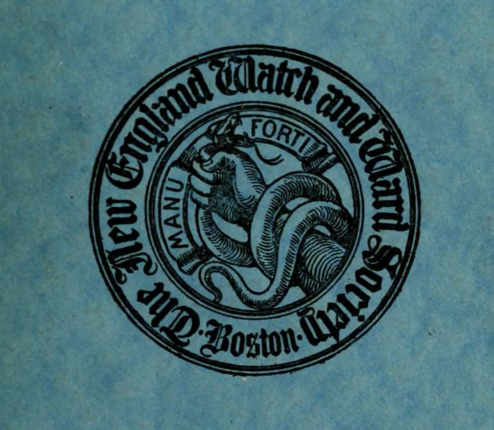 New England Watch and Ward Society logo from 1915