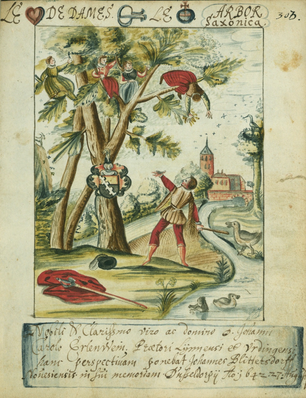 17th century German friendship book