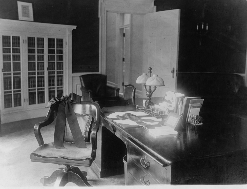 1923 Warren G Harding Oval Office