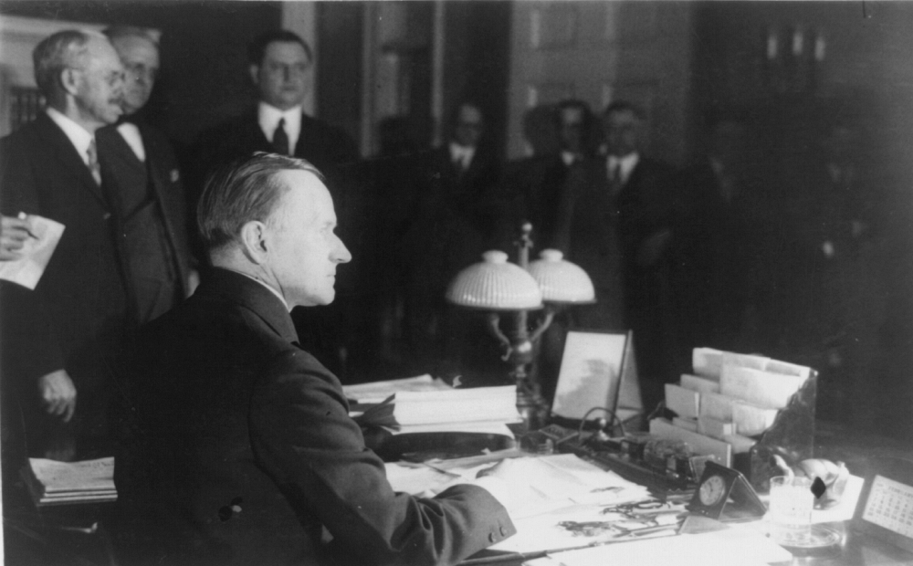 1926 Calvin Coolidge Oval Office
