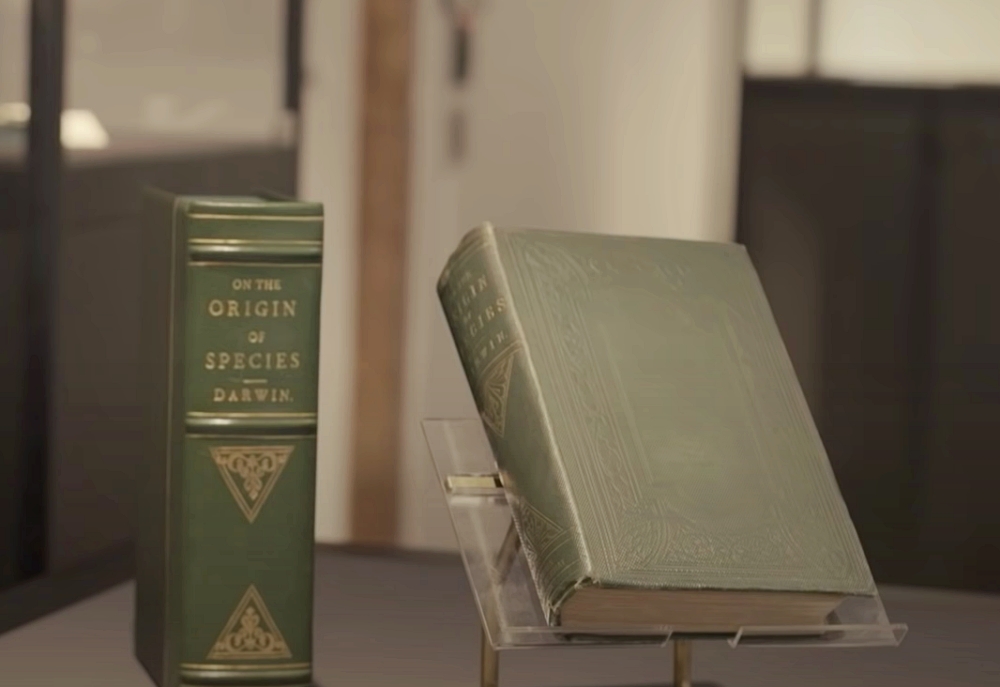 Charles Darwin books at Christie's auction
