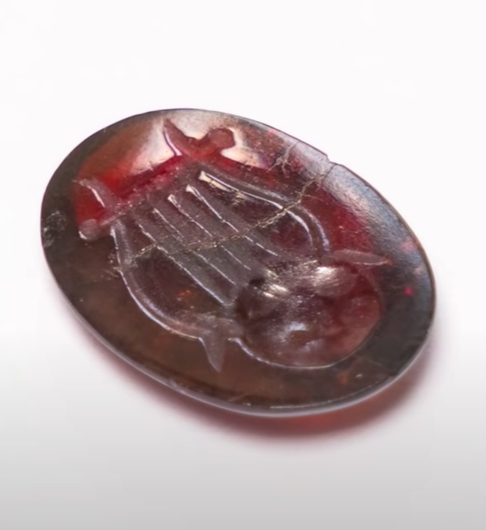 carved gemstone from Roman Empire shipwreck