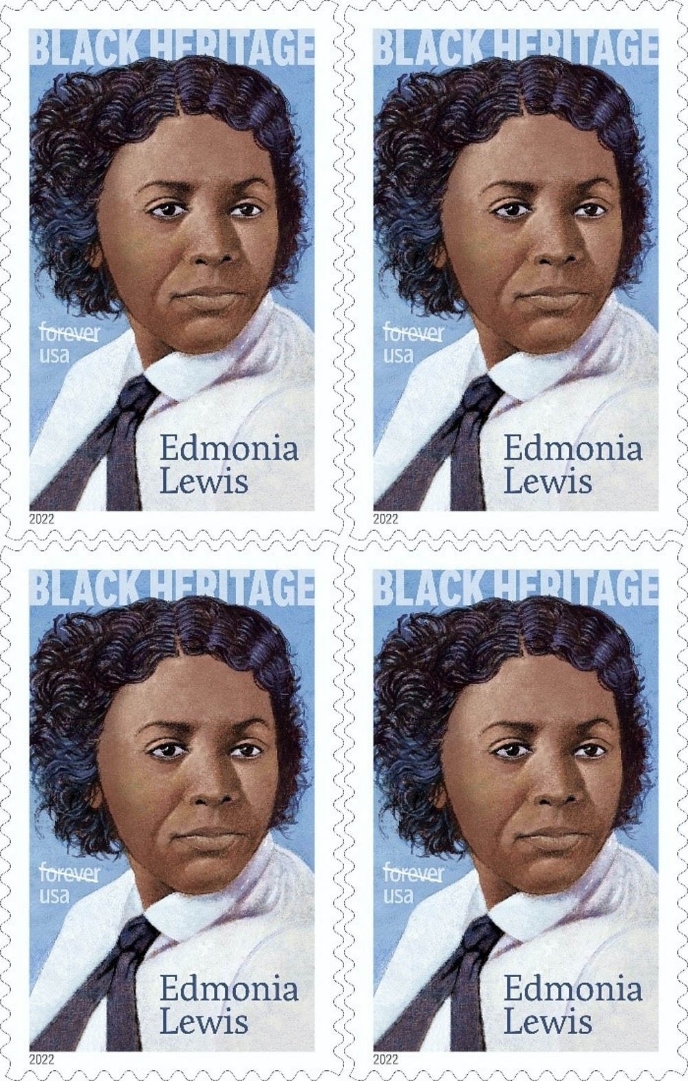 Edmonia Lewis 2022 Forever stamp