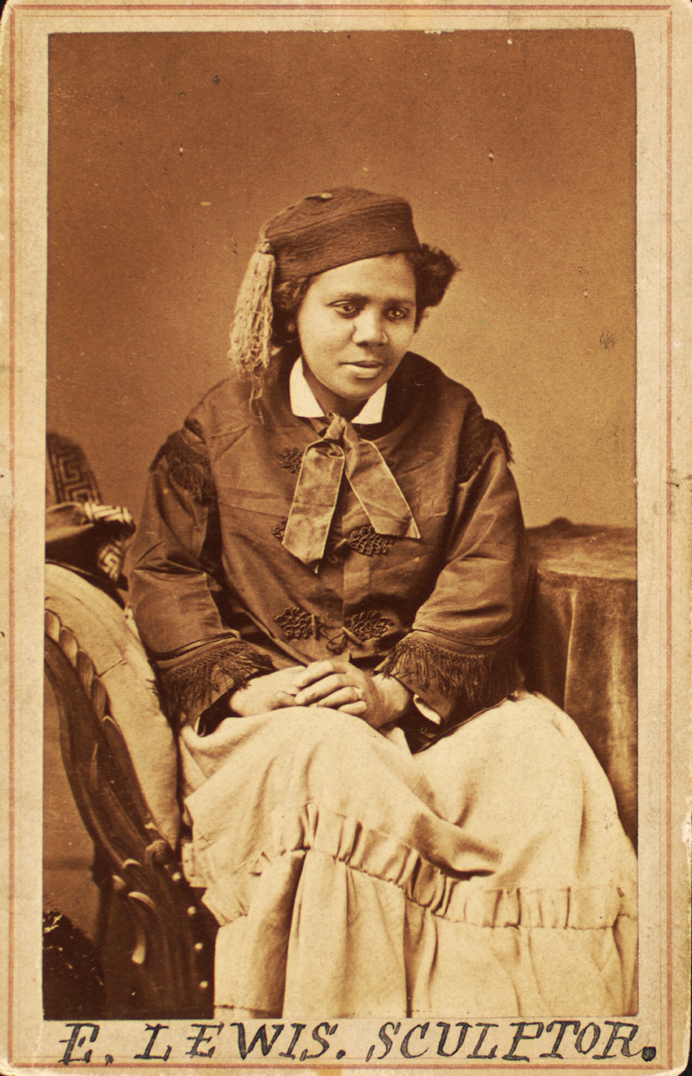 Edmonia Lewis portrait 1870s