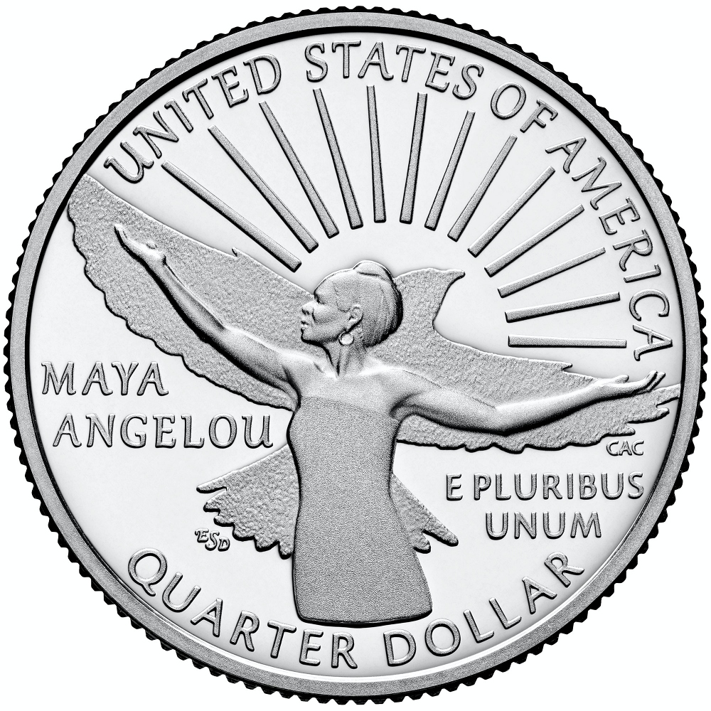 Maya Angelou quarter