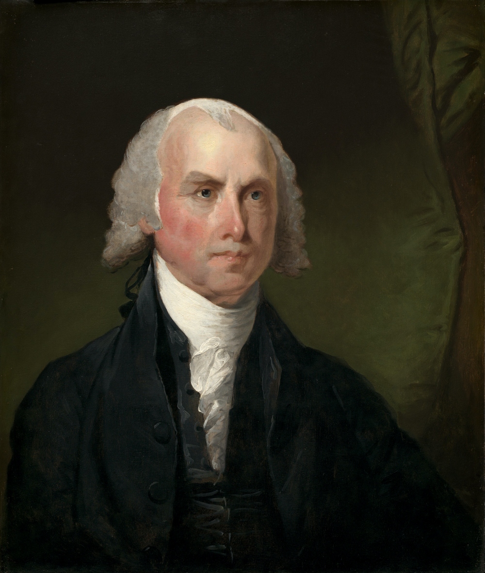 painting of James Madison by Gilbert Stuart