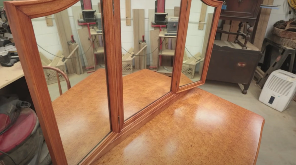 1950s vanity restoration 