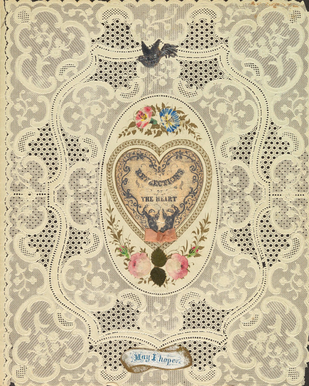 1850s Valentine's Day card