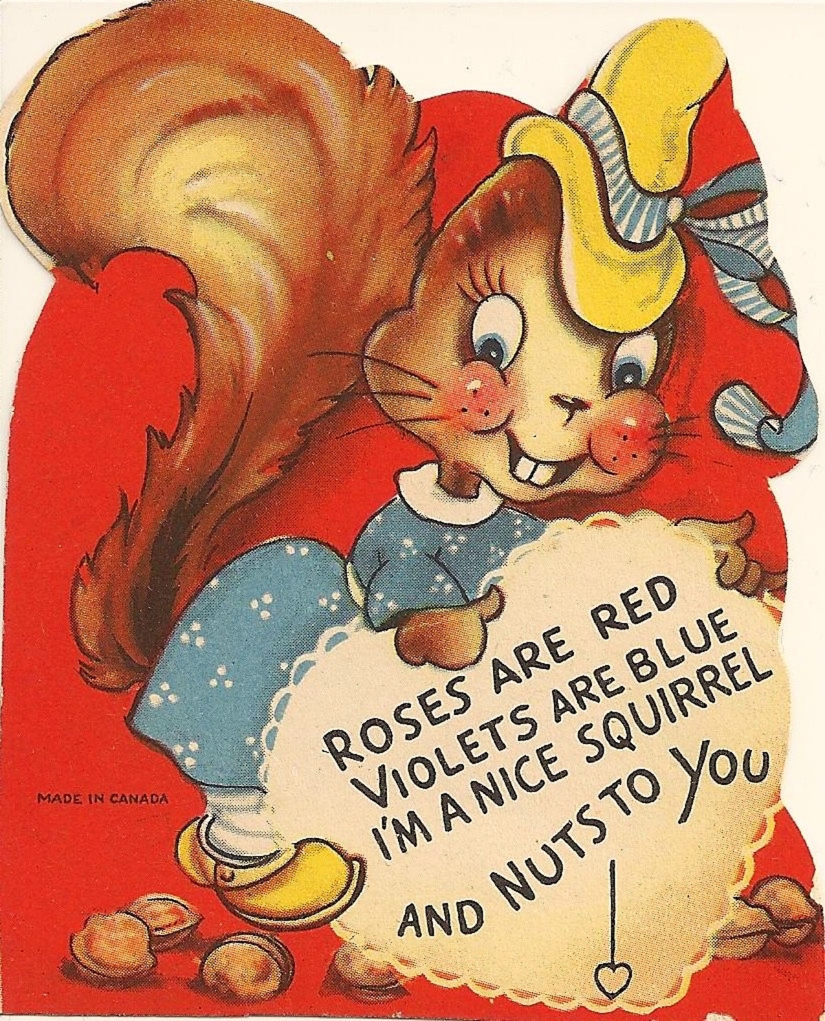 Valentine's Day card from 1945