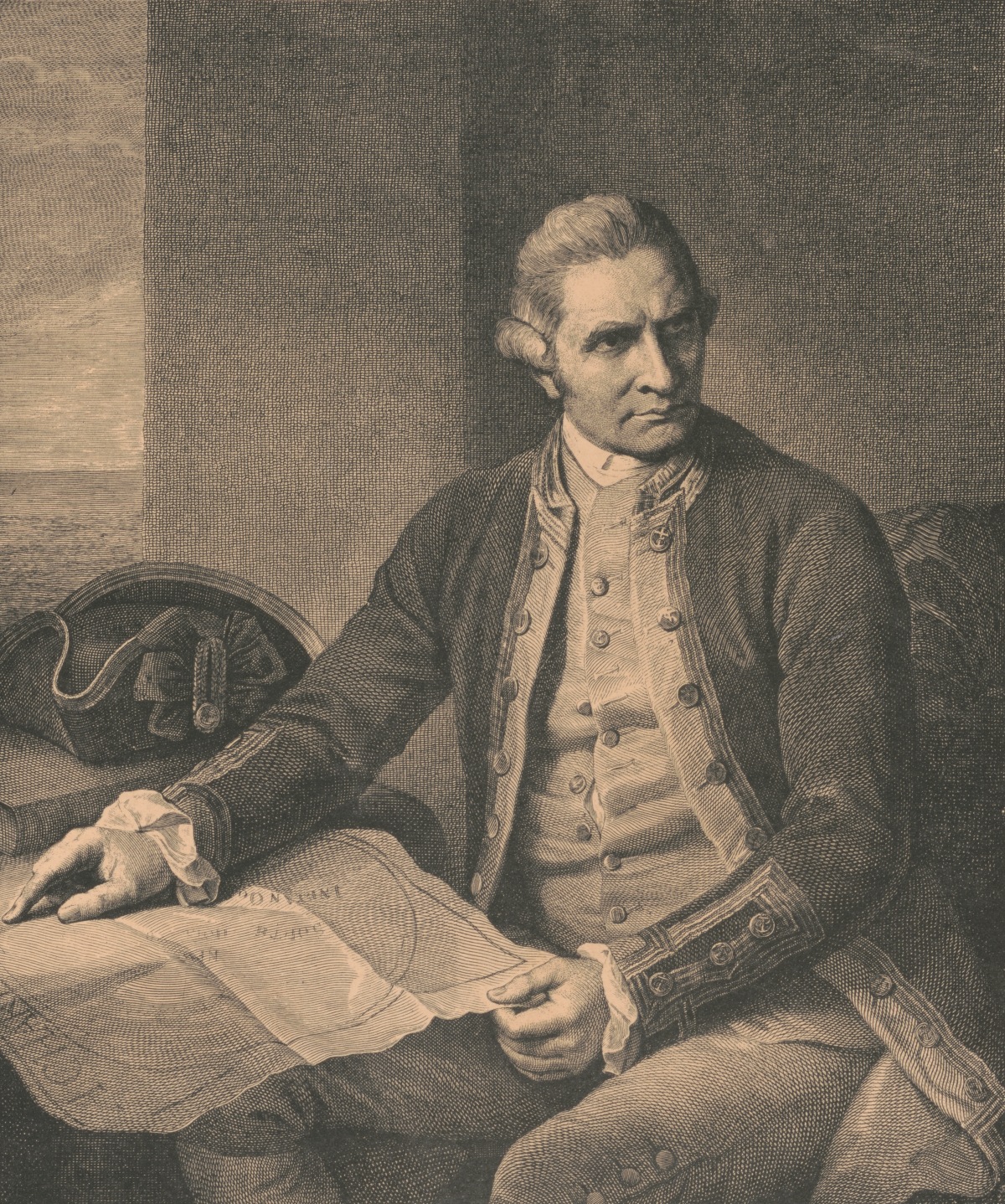 Captain Cook engraving