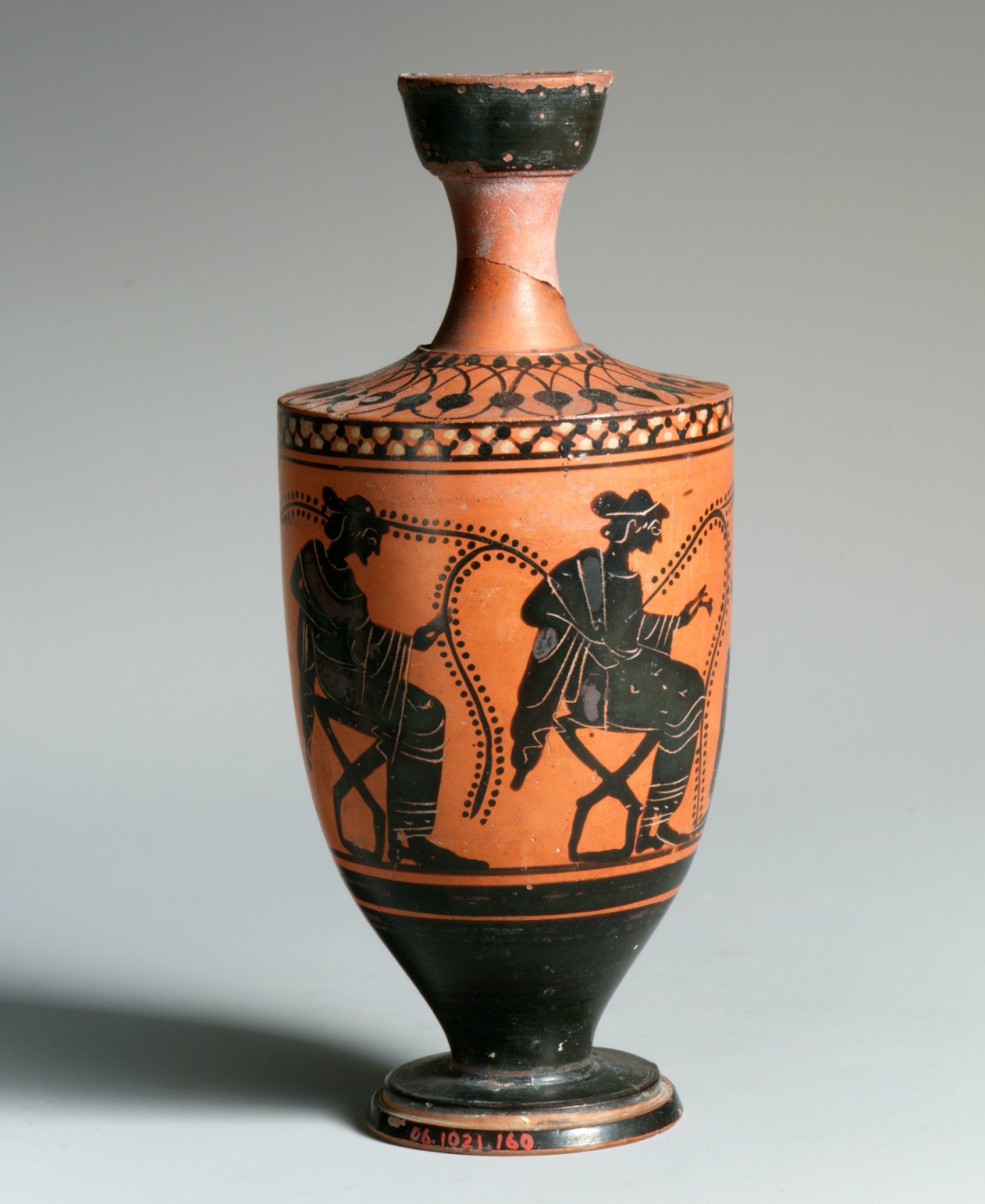 ancient Greek lekythos bottle for perfume