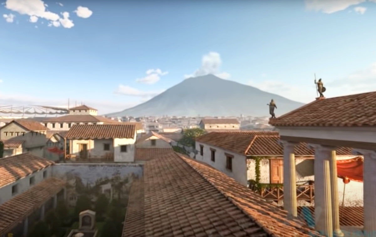 last day in Pompeii animation