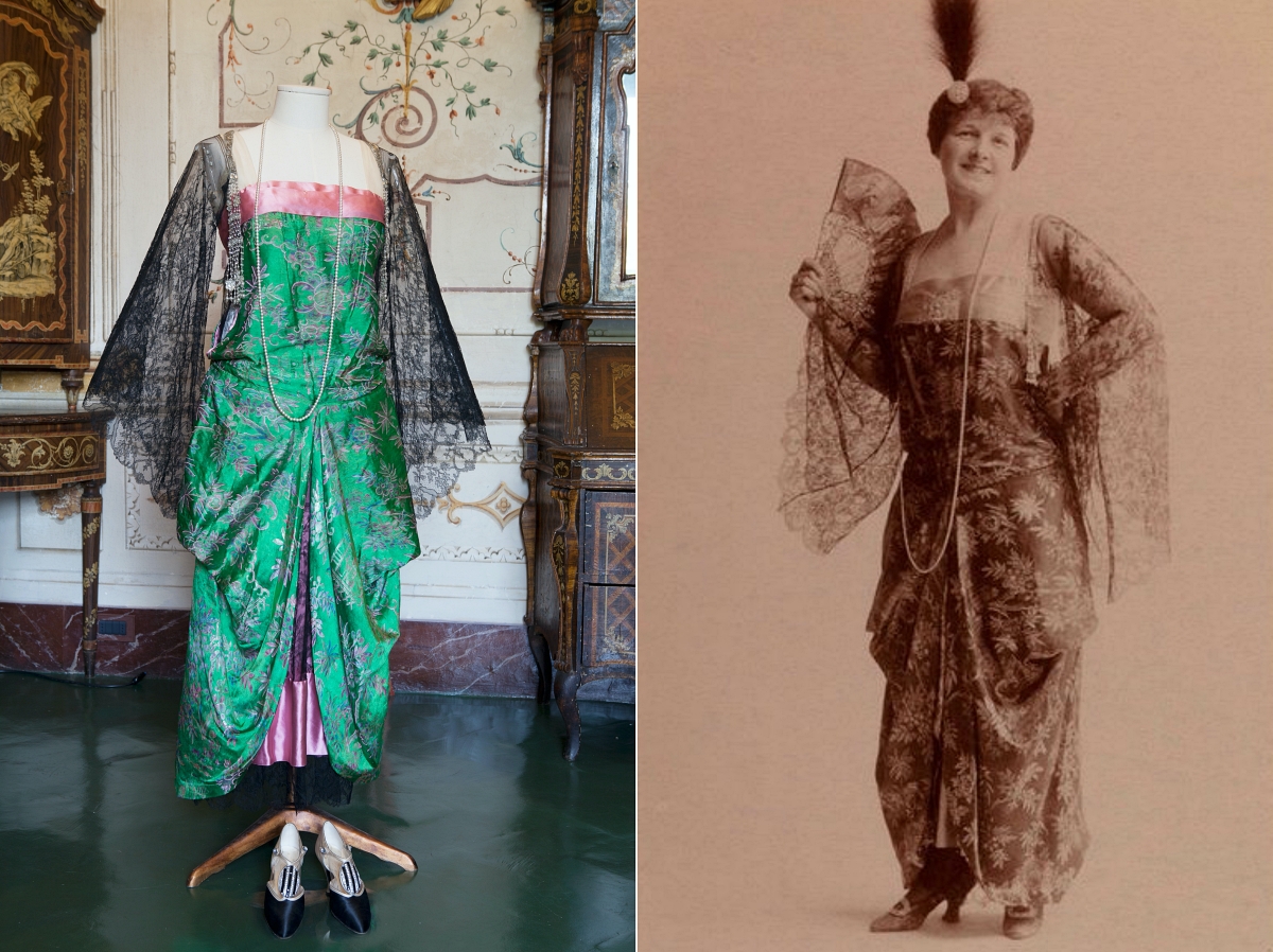 Hortense Acton 1920s wearing Callot Soeurs dress