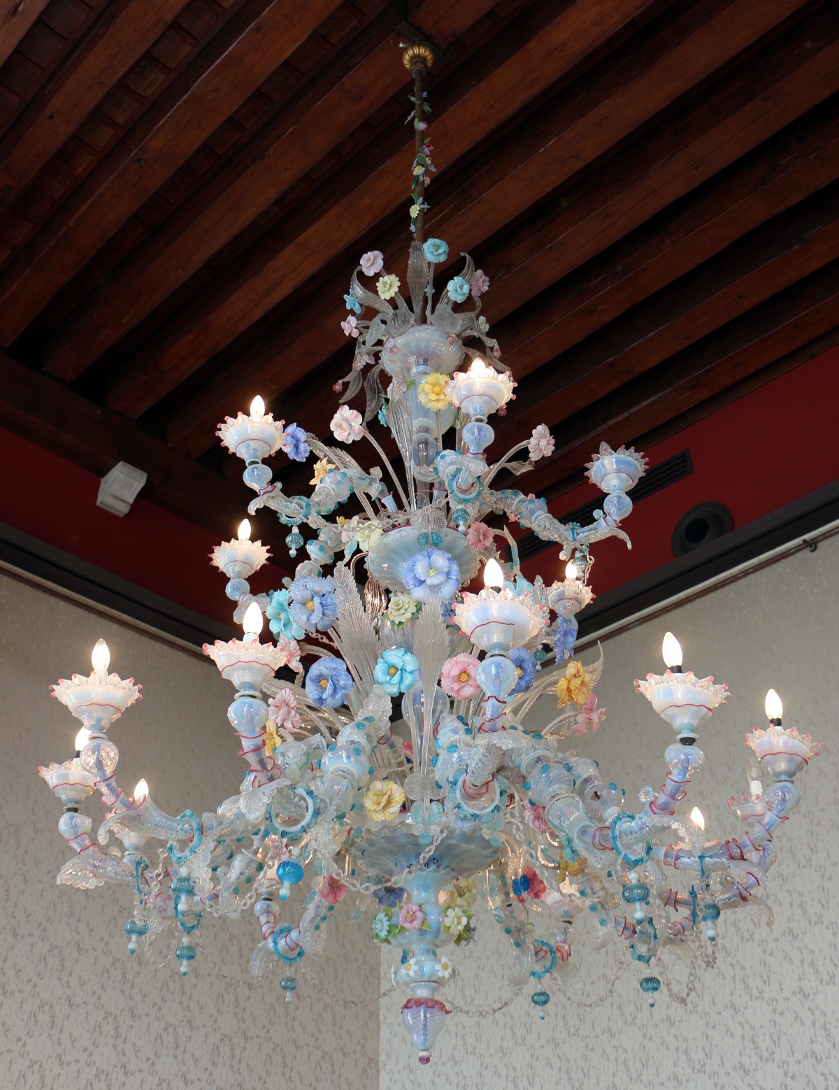 Murano glass chandelier