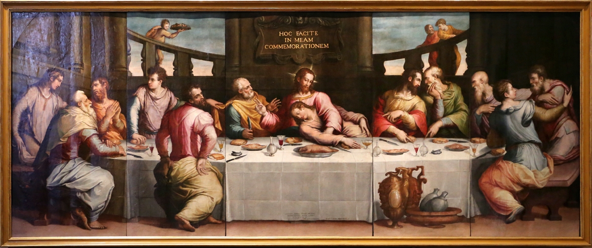 Giorgio Vasari Last Supper painting from 1546