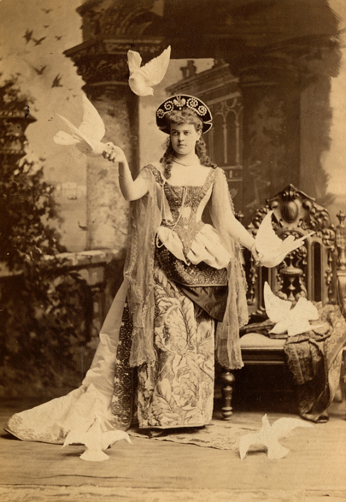 Alva Vanderbilt at the 1883 Vanderbilt Ball