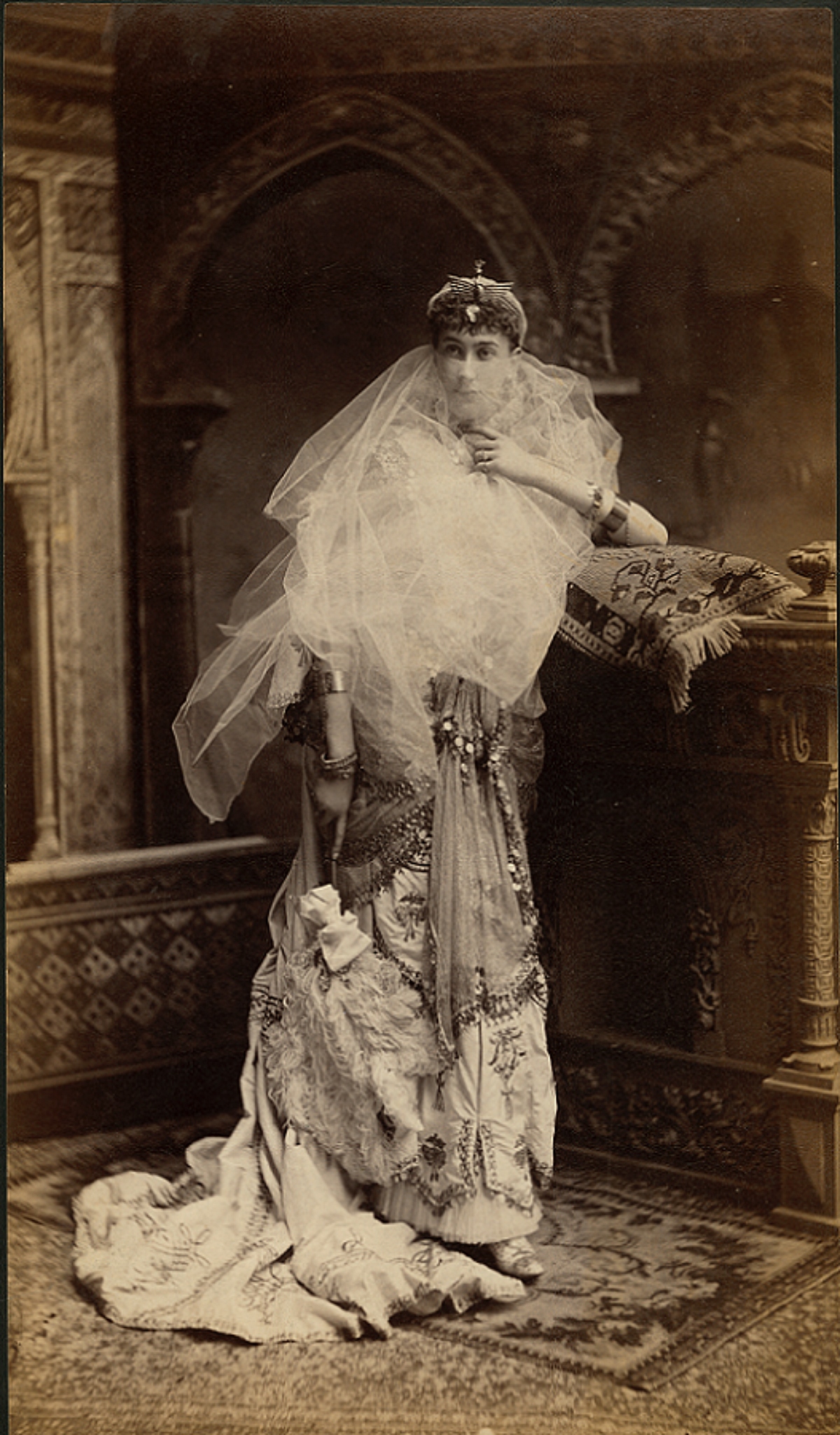 Mrs. John C. Mallory at the 1883 Vanderbilt Ball