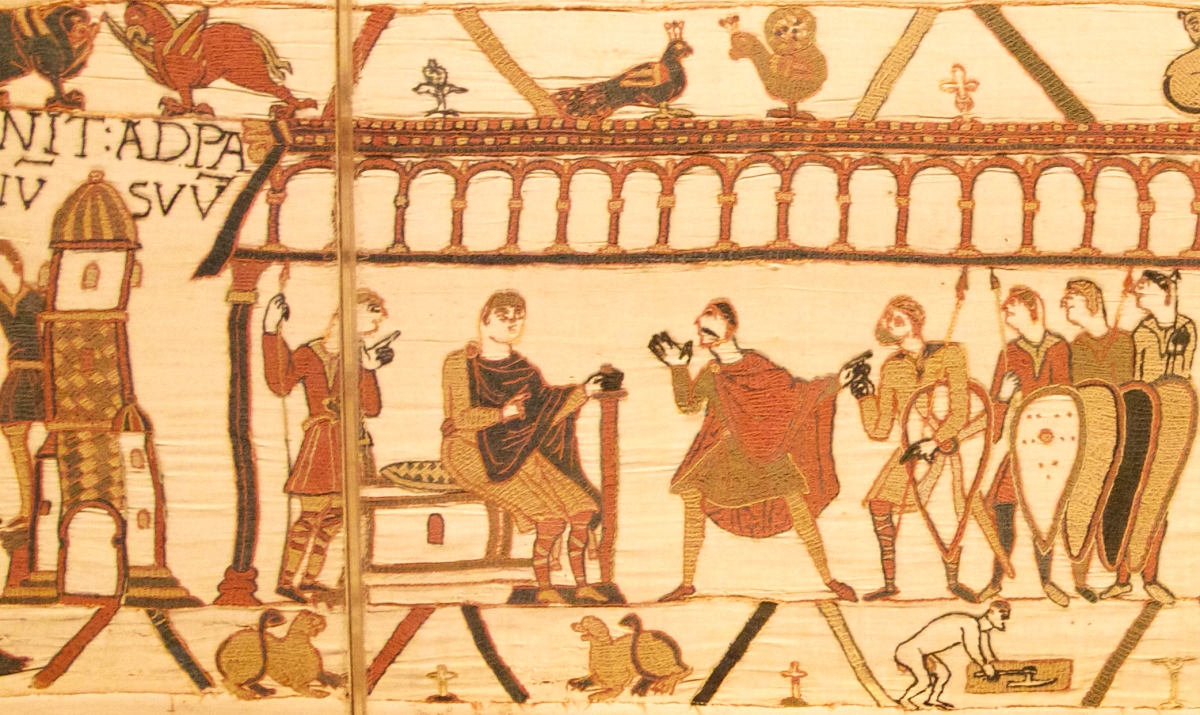 Bayeux Tapestry depicting Anglo-Saxons
